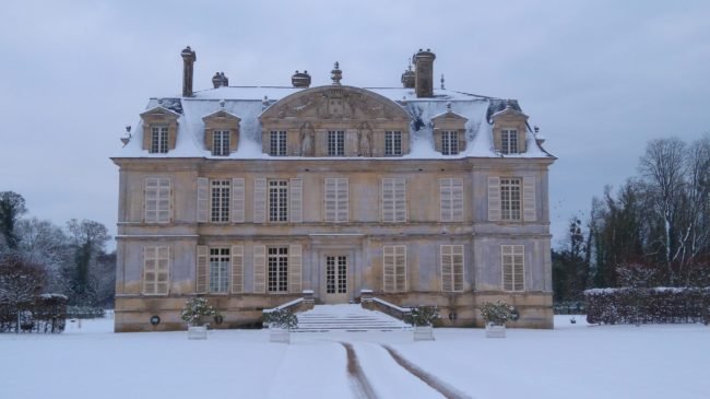 Chateau de guiry Neige